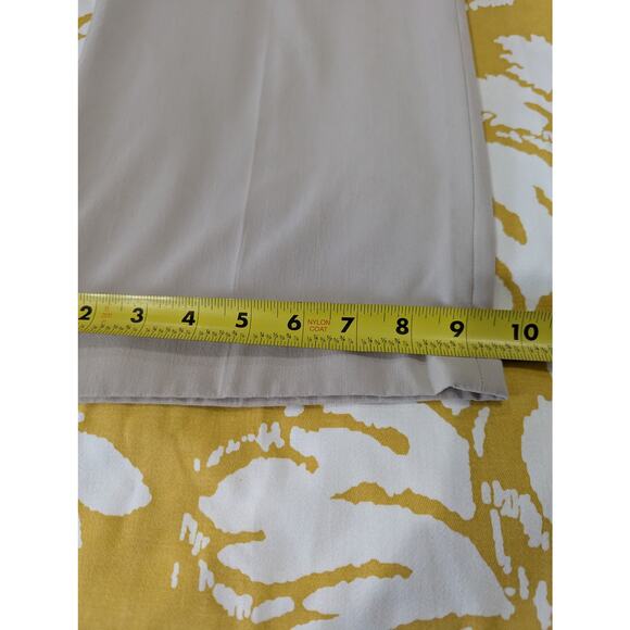 Dressbarn Ivory Cropped Career Dress Work Trousers Sz 16 - Picture 8 of 9